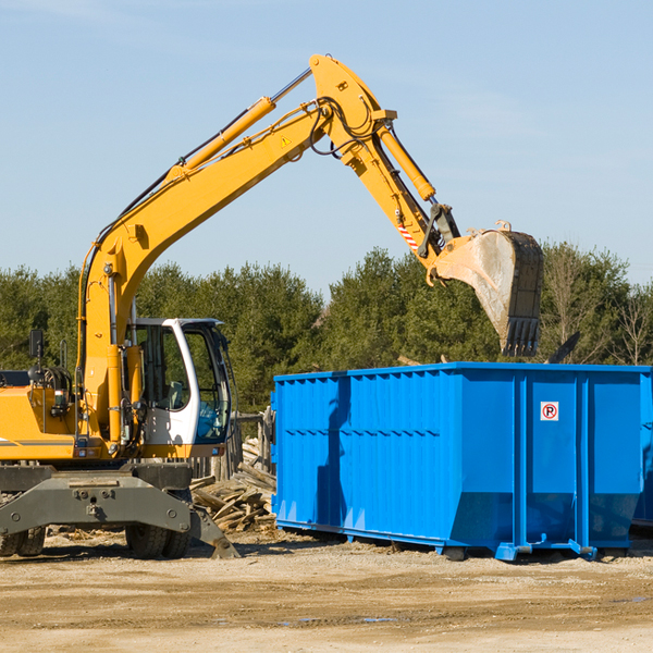 can i request a rental extension for a residential dumpster in Leamington